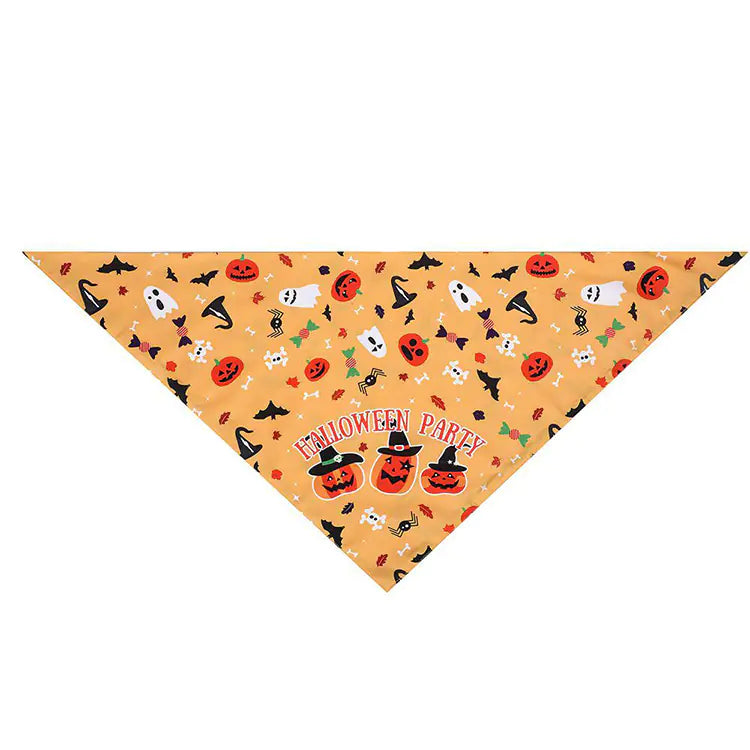 Halloween Triangle Scarf for Pets