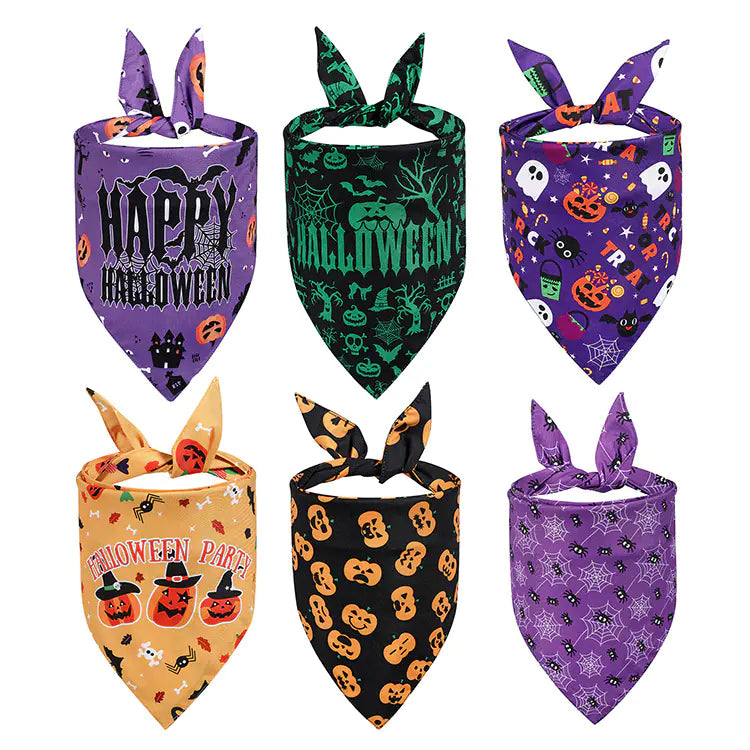 Halloween Triangle Scarf for Pets