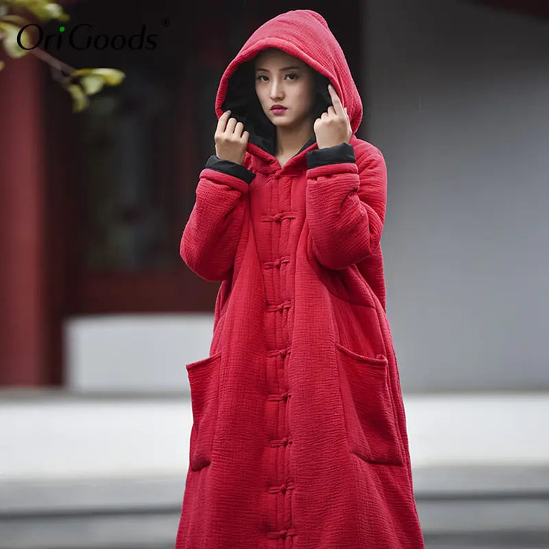 Retro Hooded Witch Robe