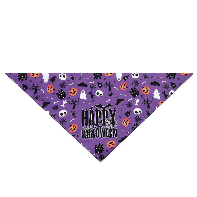 Halloween Triangle Scarf for Pets