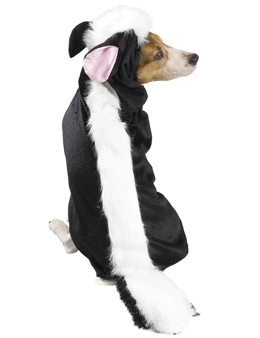Halloween Dog Skunk Costume Funny Cute Halloween Clothes for Pet Dogs (Black S)